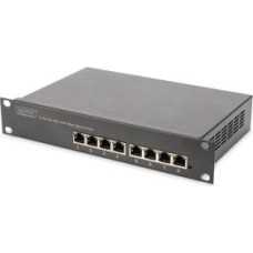 Digitus Serveru  - Citi piederumi Digitus  8-port Gigabit Ethernet Switch  DN-80114 10/100/1000 Mbps (RJ-45), Unmanaged, Rackmountable, Power supply type Internal, Ethernet LAN (RJ-45) ports 8