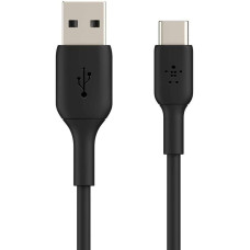 Belkin Kabelis Belkin  BOOST CHARGE USB-C to USB-A, Black, 2 m