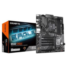 Gigabyte Pamatplate AMD procesorsiem Gigabyte  Mainboard||AMD B550|SAM4|ATX|Memory DDR4|Memory slots 4|4xPCI-Express 3.0 1x|1xPCI-Express 4.0 16x|2xM.2|1xHDMI|4xUSB 2.0|1xUSB 3.2 type B|2xUSB 3.2|1xUSB-C|1xRJ45|3xAudio port|B550EAGLE1.0