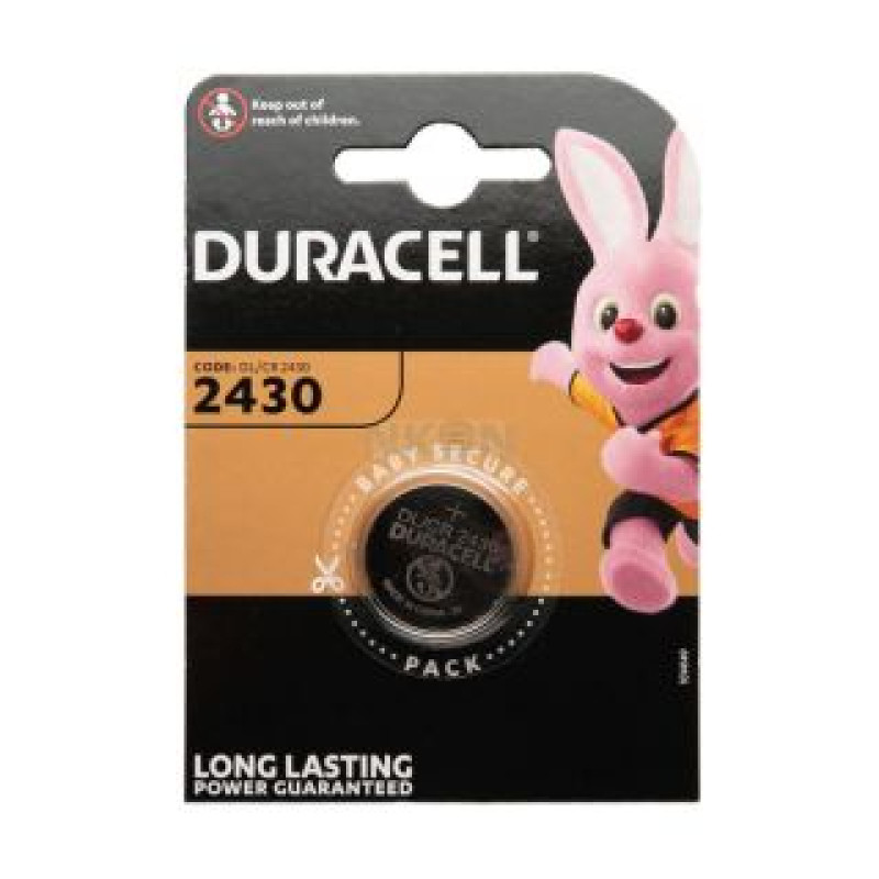 Duracell Cita datorprece Duracell  Battery DL2430 BL1 CR2430, Lithium, 1 pc(s)