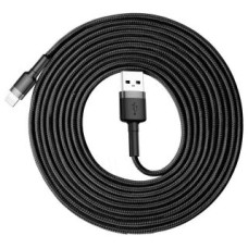 Baseus Kabelis Baseus  Baseus Cafule USB Lightning Cable 2A 3m (Black+Gray)