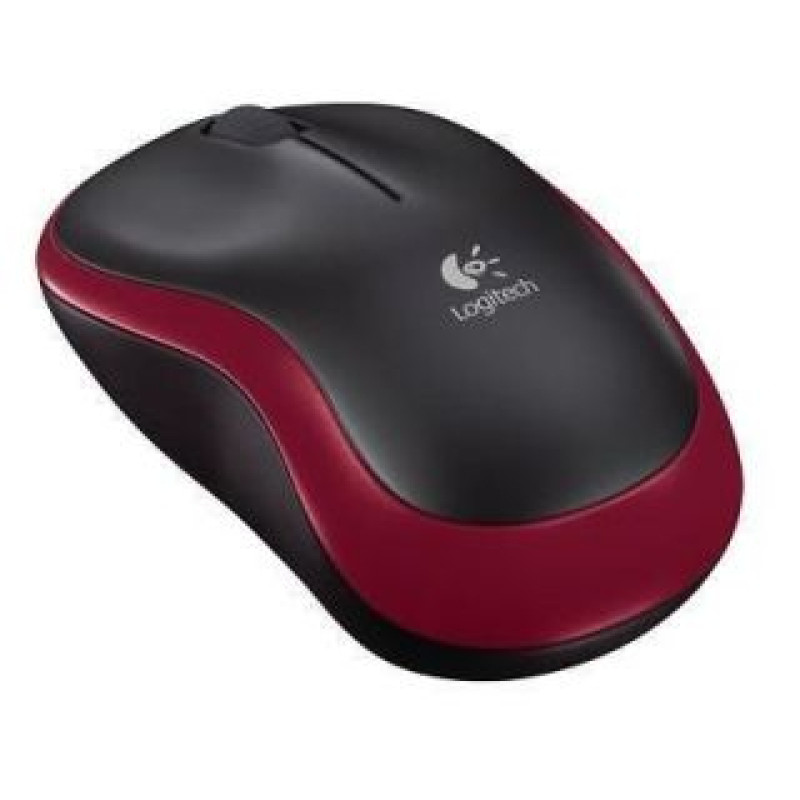 Logitech Datora pele Logitech  MOUSE USB OPTICAL CORDL. M185/RED 910-002240