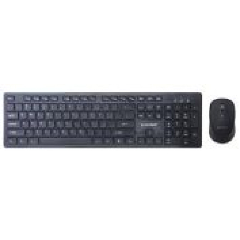 Gembird Datora tastatūra Gembird  KEYBOARD +MOUSE WRL RUS/DESKTOP KBS-WCH-04-RU