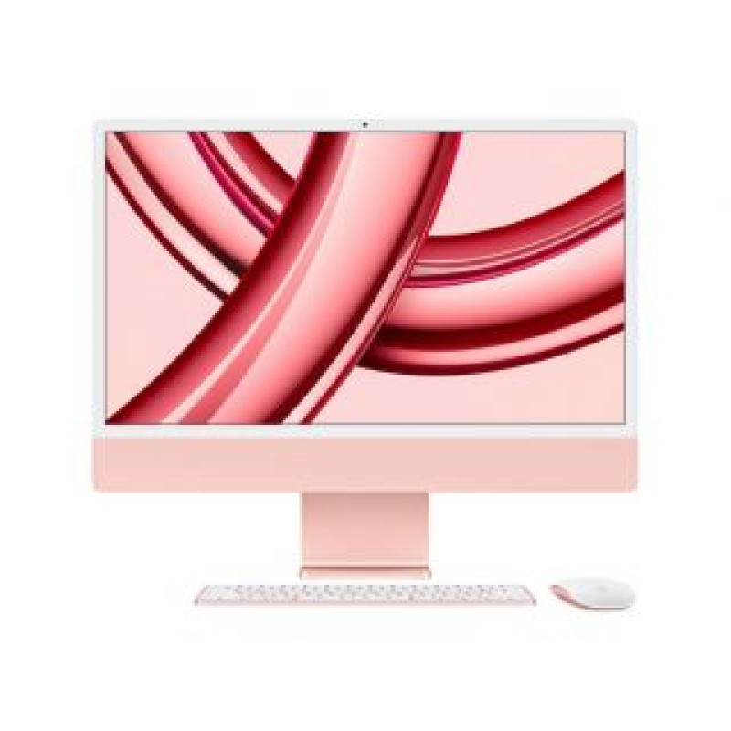 Apple Personālais dators Apple  iMac 24” 4.5K Retina,   M3 8C CPU, 10C GPU/8GB/512GB SSD/Pink/INT