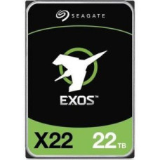 Seagate Cietais disks HDD SeaGate  HDD||Exos X22|22TB|SATA|512 MB|7200 rpm|Discs/Heads 10/20|ST22000NM002E