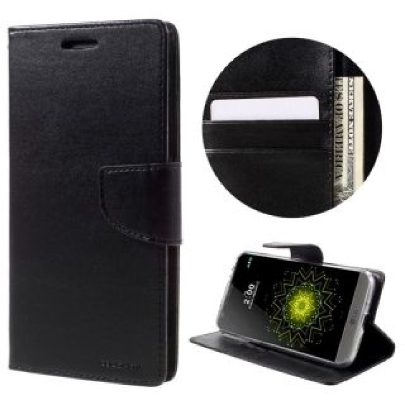 Mercury Atveramie maciņi Mercury Apple iPhone X/XS Bravo Diary Black