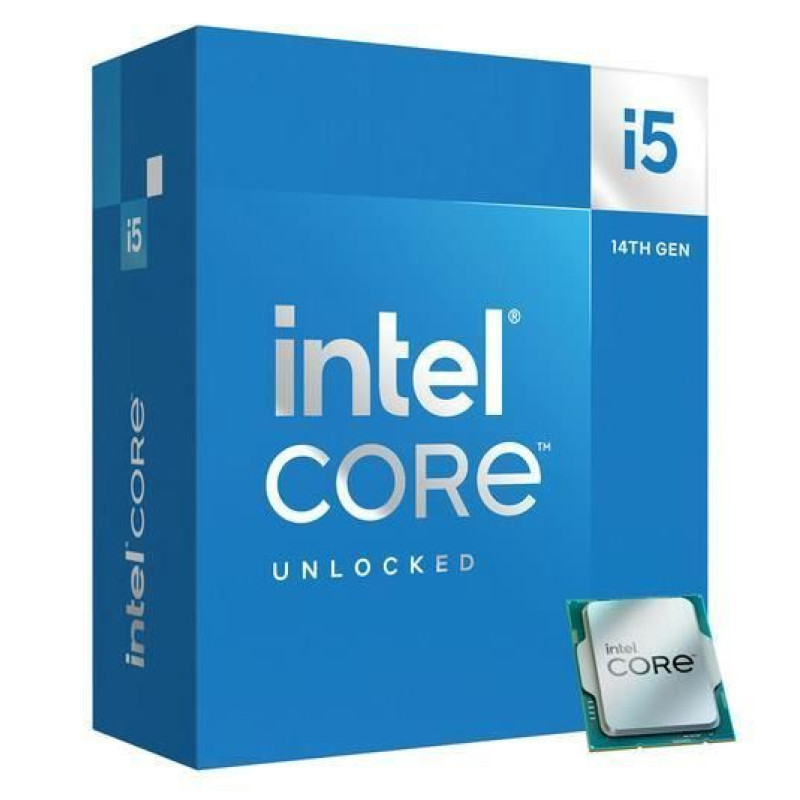 Intel Procesors Intel  CPU||Desktop|Core i5|i5-14500|Raptor Lake|2600 MHz|Cores 14|24MB|Socket LGA1700|65 Watts|GPU UHD 770|BOX|BX8071514500SRN3T