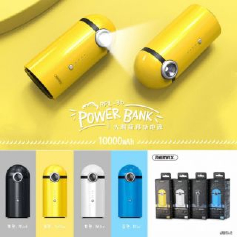 Remax Ārējais akumulators Remax Universal 10000mAh Cutie  Power Bank  RPL-36 Blue