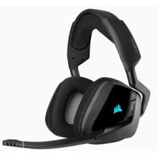 Corsair Bezvadu austiņas Corsair  Wireless Premium Gaming Headset with 7.1 Surround Sound VOID RGB ELITE Built-in microphone, Carbon, Over-Ear