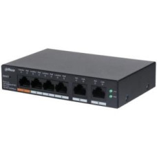 Dahua Nevadāms centrmezgls DAHUA  Switch||CS4006-4ET-60|Type L2|Desktop/pedestal|PoE ports 4|CS4006-4ET-60