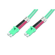 Digitus Kabelis Digitus  FO Patch Cord, Duplex, LC to LC MM OM3 50/125 µ, 2 m