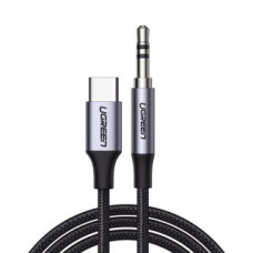 Ugreen Kabelis Ugreen  USB-C Male to 3.5mm Male Audio Cable with Chip 1m Black