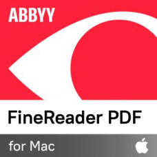 Abbyy Lietojumprogrammas ABBYY  FineReader PDF for Mac, Single User License (ESD), Subscription 1 year