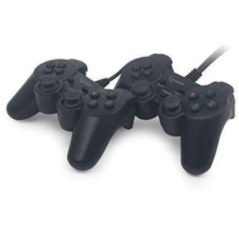 Gembird Datoru krēsli / galdi Gembird  Double USB dual vibration gamepad