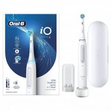 Oral-B Zobu birste Oral-B  Electric Toothbrush iO4 Rechargeable, For adults, Number of brush heads included 1, Quite White, Number of teeth brushing modes 4