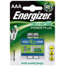 Energizer Cita datorprece Energizer  AAA/HR03, 700 mAh, Rechargeable Accu Power Plus Ni-MH, 2 pc(s)