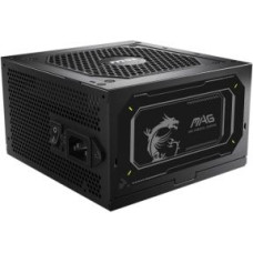 MSI Barošanas bloks MSI  Power Supply||MAG A850GL PCIE5 II|850 Watts|Efficiency 80 PLUS GOLD|PFC Active|MAGA850GLPCIE5II