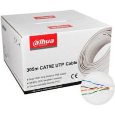 Dahua Nevadāms centrmezgls DAHUA  CABLE CAT5E UTP 305M WHITE/PFM920I-5EUN