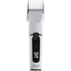 Adler Matu trimmeris Adler  | Hair Clipper with LCD Display | AD 2839 | Cordless | Number of length steps 6 | White/Black