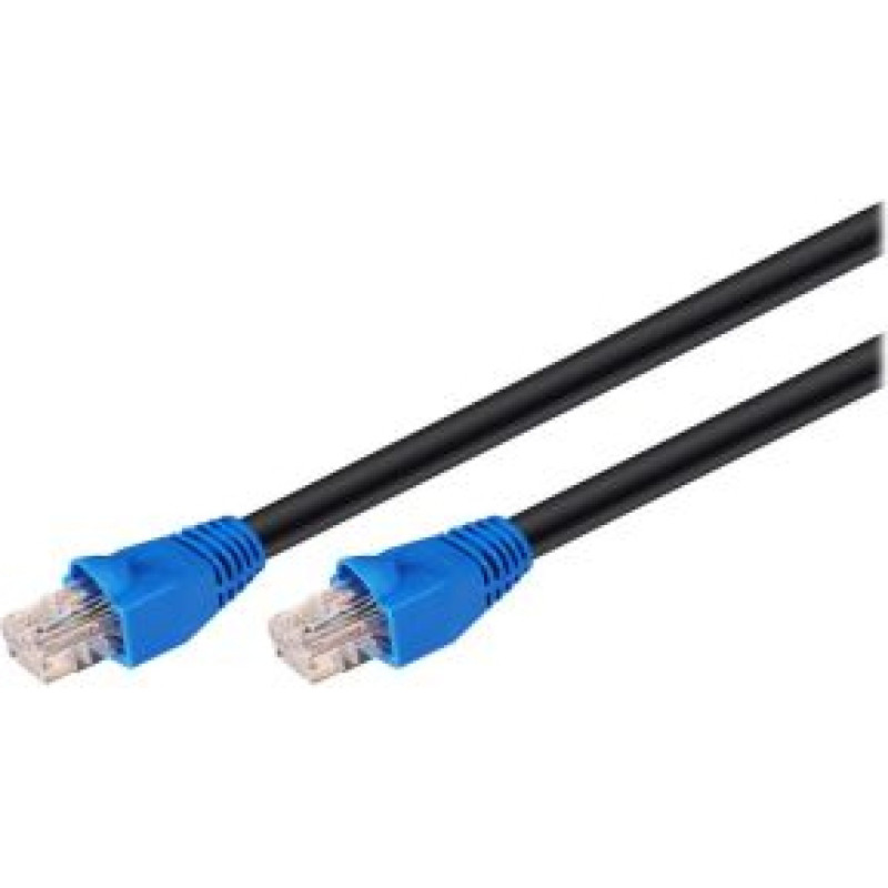 Goobay Kabelis Goobay  CAT 6 Outdoor Patch Cable, U/UTP, 60 m, Black