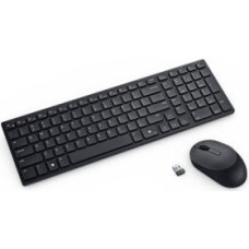 Dell Datora tastatūra Dell  | Silent Keyboard and Mouse | KM555 | Keyboard and Mouse Set | Wireless | Ukrainian (QWERTY) | Black | 2.4 GHz, Bluetooth 5.1 | Wireless connection