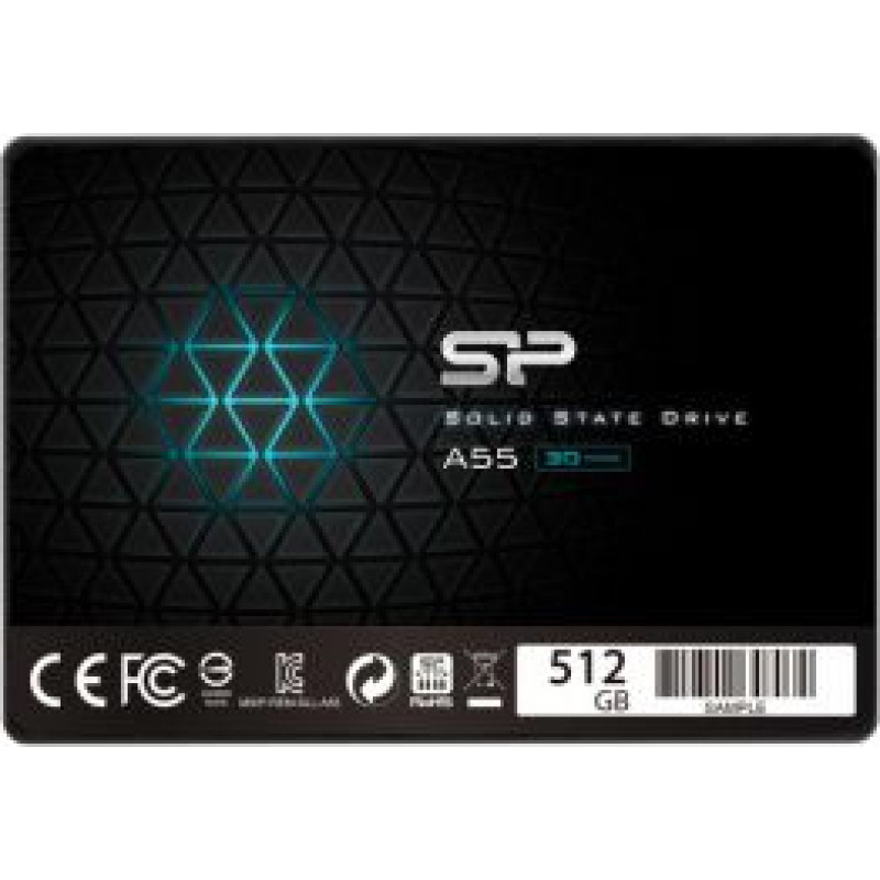 Silicon Power Cietais disks SSD Silicon power  A55 512 GB, SSD form factor 2.5