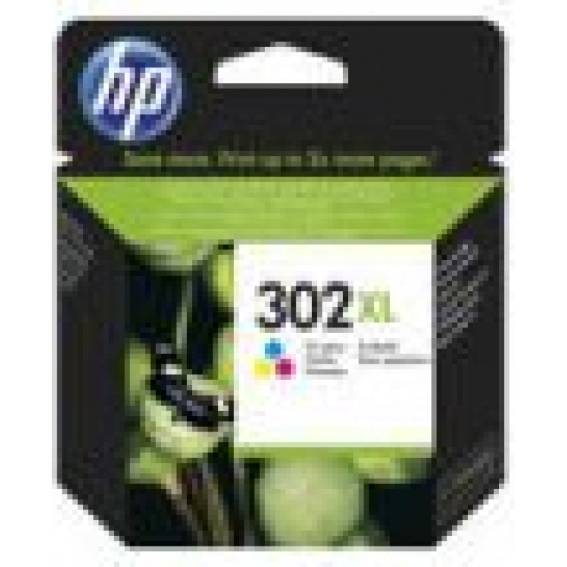 HP Aksesuāri un izejmateriāli HP  HP 302XL ink cartridge Tri-color