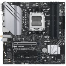 Asus Pamatplate Intel procesorsiem Asus  PRIME B650M-A WIFI II Processor family AMD, Processor socket AM5, DDR5 DIMM, Memory slots 4, Supported hard disk drive interfaces 	SATA, M.2, Number of SATA connectors 4, Chipset  AMD B650,  mATX