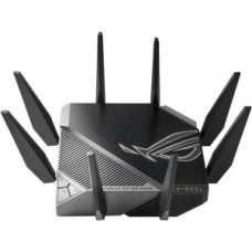 Asus Rūteris Asus  Wi-Fi 6 Tri-Band Gigabit Gaming Router ROG GT-AXE11000 Rapture 802.11ax, 1148+4804+4804 Mbit/s, 10/100/1000/2500 Mbit/s, Ethernet LAN (RJ-45) ports 5, MU-MiMO Yes, No mobile broadband, Antenna type External, 2xUSB 3.2