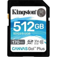 Kingston Cita datorprece Kingston  MEMORY SDXC 512GB UHS-I/SDG3/512GB