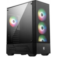 MSI Datoru korpusi MSI  PC Case MAG FORGE 112R Black, Mid-Tower, Power supply included No