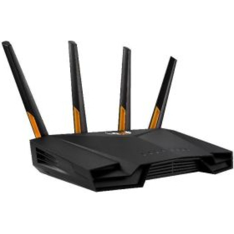 Asus Rūteris Asus  Wireless Router||Wireless Router|3000 Mbps|Mesh|Wi-Fi 5|Wi-Fi 6|IEEE 802.11a/b/g|IEEE 802.11n|USB 3.1|1 WAN|4x10/100/1000M|Number of antennas 4|TUF-AX3000