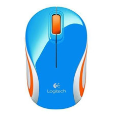 Logitech Datora pele Logitech  MOUSE USB OPTICAL WRL M187/BLUE 910-002733