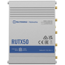 Teltonika Rūteris Teltonika  INDUSTRIAL 5G ROUTER | RUTX50 | 802.11ac | 867 Mbit/s | 10/100/1000 Mbps Mbit/s | Ethernet LAN (RJ-45) ports 5 | Mesh Support Yes | MU-MiMO Yes | 5G | Antenna type Internal