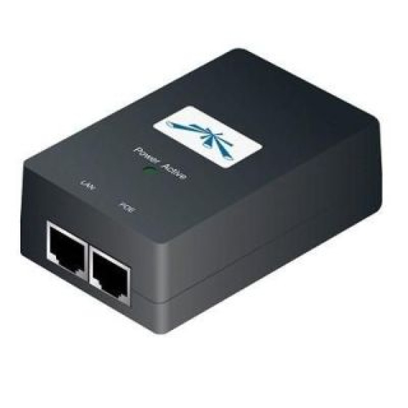 Ubiquiti Nevadāms centrmezgls UBIQUITI  NET POE INJECTOR FE/POE-48-24W