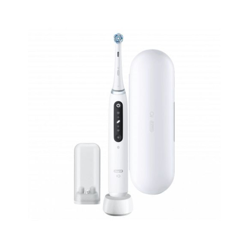 Oral-B Zobu birste Oral-B  Electric Toothbrush iO5 Rechargeable, For adults, Number of brush heads included 1, Quite White, Number of teeth brushing modes 5