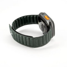 Connect Siksniņa Connect  Watch 38/40/41mm Fine woven twill magnetic chain Watch Straps Green