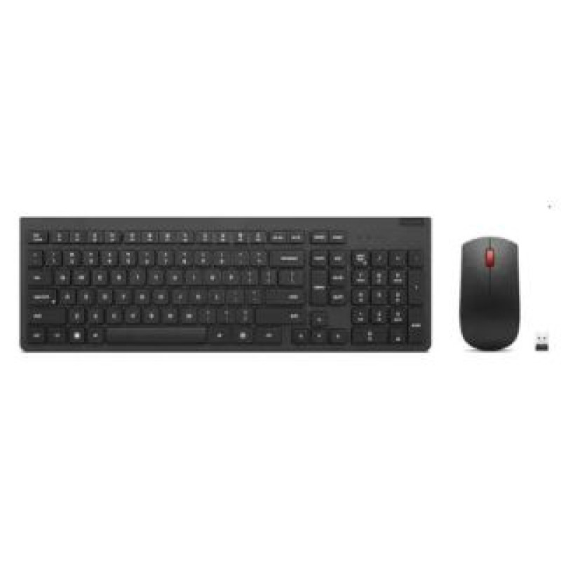 Lenovo Datora tastatūra Lenovo  Essential Wireless Combo Keyboard&Mouse Gen2 Black Nordic