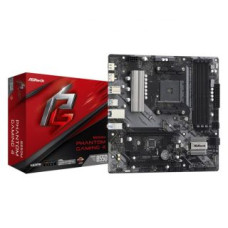 Asrock Pamatplate AMD procesorsiem Asrock  Mainboard||AMD B550|SAM4|MicroATX|1xPCI-Express 3.0 1x|1xPCI-Express 3.0 4x|2xM.2|1xPCI-Express 4.0 16x|Memory DDR4|Memory slots 4|1xHDMI|1xDisplayPort|2xAudio-In|1xAudio-Out|2xUSB 2.0|4xUSB 3.2|1xPS/2|1xRJ45|B55