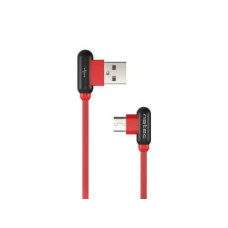 Natec Kabelis Natec  Prati, Angled USB Type C to Type A Cable 1m, Red