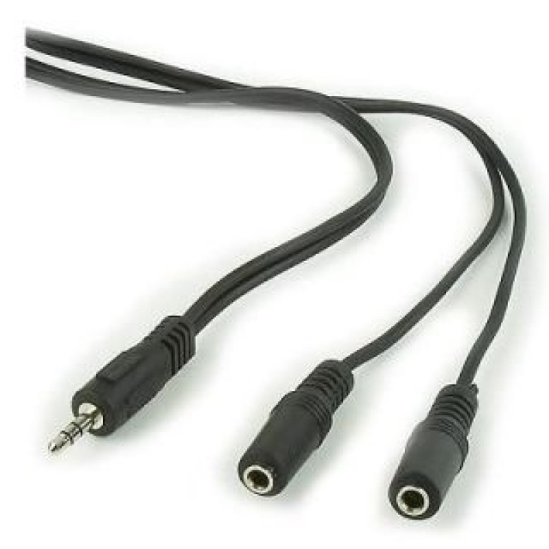 Gembird Kabelis Gembird  CABLE AUDIO SPLITTER 3.5MM/5M BLACK CCA-415