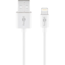 Goobay Kabelis Goobay  Lightning USB charging and sync cable 54600  White,  USB 2.0 male (type A), Apple Lightnin male (8-pin)