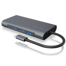 Raidsonic Bezvadu austiņas Raidsonic  Icy Box IB-DK4040-CPD USB Type-C  DockingStation with two video interfaces