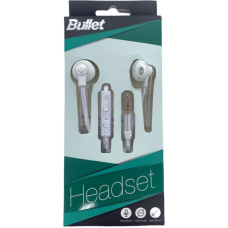 - Vadu austiņas -  BULLET Earphones 3.5mm, 120 cm. White