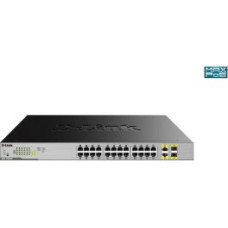 D-Link Serveru  - Citi piederumi D-link  Switch DGS-1026MP Unmanaged, Rack mountable, 1 Gbps (RJ-45) ports quantity 24, SFP ports quantity 2, PoE/Poe+ ports quantity 24, Power supply type Single