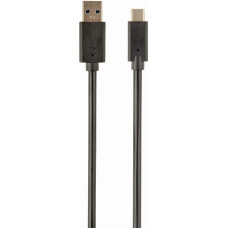 Cablexpert Kabelis Cablexpert  USB 3.0 AM to Type-C cable (AM/CM) CCP-USB3-AMCM-1M Black, 1 m, 600 Mbit/s