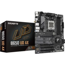 Gigabyte Pamatplate AMD procesorsiem Gigabyte  Mainboard||AMD B650|SAM5|ATX|Memory DDR5|Memory slots 4|1xPCI-Express 16x|3xPCI-Express 3.0 16x|3xM.2|1xHDMI|1xDisplayPort|6xUSB 2.0|2xUSB 3.2|1xUSB-C|1xRJ45|3xAudio port|B650UDAX1.0Y1