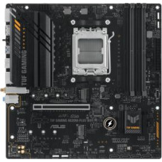 Asus Pamatplate Intel procesorsiem Asus  TUF GAMING A620M-PLUS WIFI Processor family AMD, Processor socket AM5, DDR5 DIMM, Memory slots 4, Supported hard disk drive interfaces 	SATA, M.2, Number of SATA connectors 4, Chipset AMD A620,  Micro-ATX