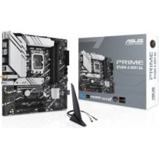 Asus Pamatplate Intel procesorsiem Asus  Mainboard||Intel B760 Express|LGA1700|Micro-ATX|Memory DDR4|Memory slots 4|3xPCI-Express 4.0 16x|2xM.2|2xHDMI|1xDisplayPort|4xUSB 2.0|2xUSB 3.2|1xPS/2|1xRJ45|3xAudio port|PRIMEB760M-AWIFID4