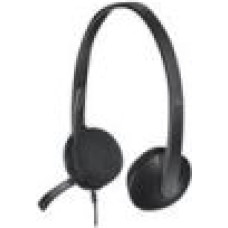 Logitech Vadu austiņas Logitech  LOGI H340 USB Headset black